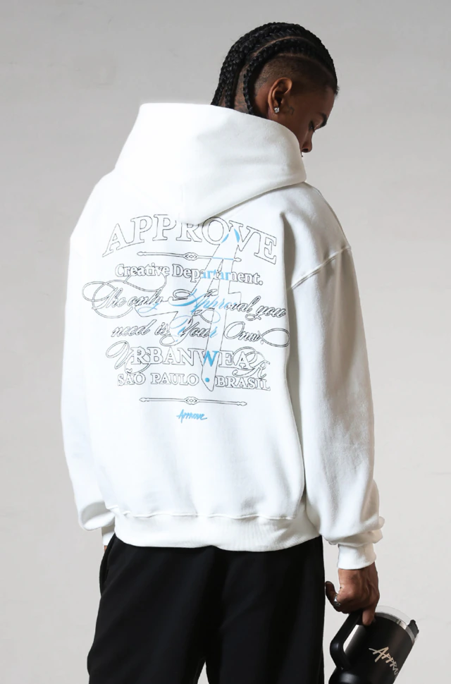 Moletom Oversized Approve Creative Department Off White