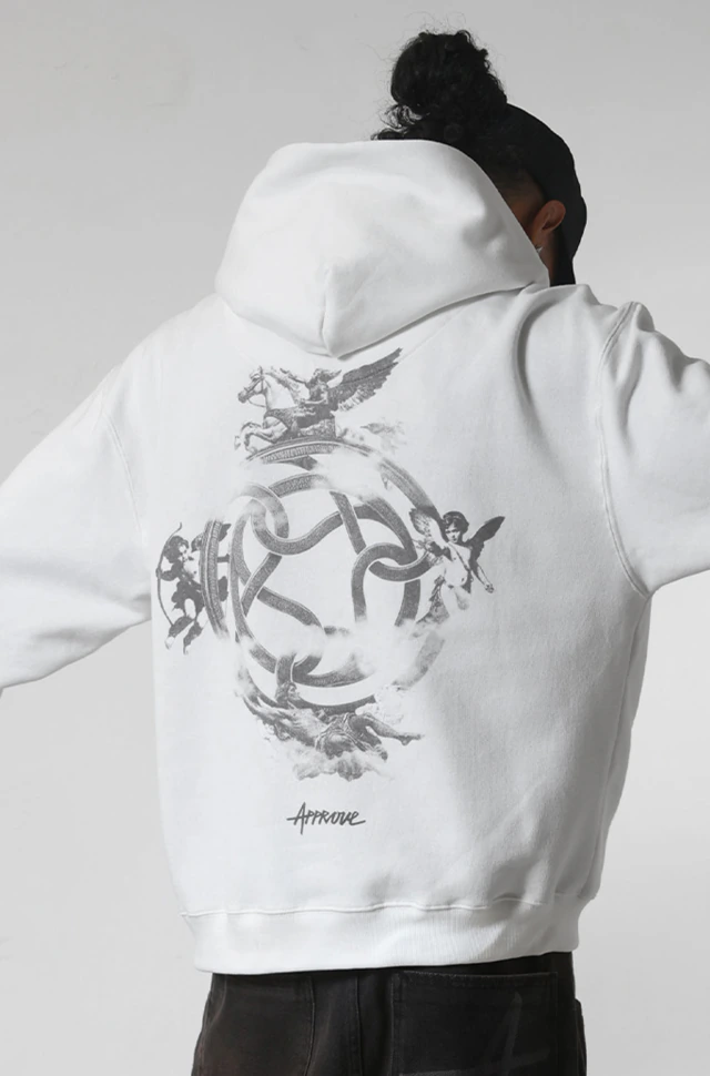 Moletom Oversized Approve Divinity Angel Off White